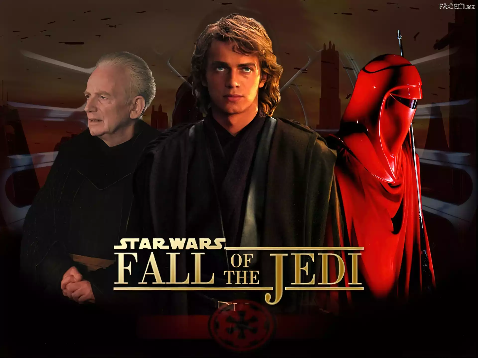 Star Wars, Hayden Christensen, postacie, napis